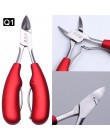 1PC Podiatry obcinacz do paznokci paznokci korekta szczypce Clipper frezy martwa skóra usuwanie brudu nóż ze stali nierdzewnej P