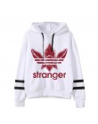 Kpop Stranger Things bluza z kapturem kobieta bluzy z kapturem bluzy Kawaii w koreańskim stylu oversize Harajuku bluza z kapture