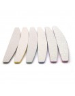 5 sztuk/partia dwustronnie pilnik do paznokci 80/100/150/180/240/320 szlifowanie half moon Nails plik blok buforowy polski Manic