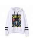 Kpop Stranger Things bluza z kapturem kobieta bluzy z kapturem bluzy Kawaii w koreańskim stylu oversize Harajuku bluza z kapture