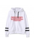 Kpop Stranger Things bluza z kapturem kobieta bluzy z kapturem bluzy Kawaii w koreańskim stylu oversize Harajuku bluza z kapture