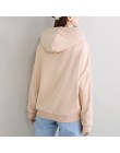 2019 nowy Plus aksamitna bluzy z kapturem typu basic dla kobiet wypoczynek kobiet zima jednolity kolor na co dzień SweatshirtHip