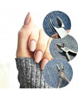 Profesjonalne cążki do skórek paznokci ze stali nierdzewnej, paznokci artystyczny manicure pielęgnacja pedicure wykończenia szcz