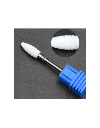 1PC ceramiczne wiertła do paznokci z węglika wolframu frez do Manicure Pedicure akcesoria do paznokci pilnik do paznokci