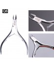 1PC Podiatry obcinacz do paznokci paznokci korekta szczypce Clipper frezy martwa skóra usuwanie brudu nóż ze stali nierdzewnej P