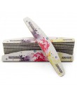 5 sztuk/partia dwustronnie pilnik do paznokci 80/100/150/180/240/320 szlifowanie half moon Nails plik blok buforowy polski Manic