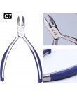 1PC Podiatry obcinacz do paznokci paznokci korekta szczypce Clipper frezy martwa skóra usuwanie brudu nóż ze stali nierdzewnej P