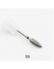 1PC ceramiczne wiertła do paznokci z węglika wolframu frez do Manicure Pedicure akcesoria do paznokci pilnik do paznokci