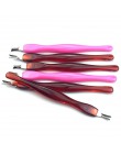 5pc ze stali nierdzewnej odpychacz do skórek Nail Art widelec narzędzie do manicure do wykończenia martwa skóra widelec szczypce