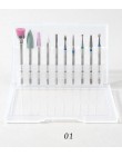 10 sztuk/pudło paznokci stożek końcówki ceramiczne wiertła elektryczne skórek czyste obrotowe do Manicure Pedicure głowica szlif