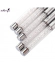 Monja Nail Art akryl UV Gel Extension Builder płyn, proszek Carving Brush francuskie paski linie Liner rysunek długopis do malow