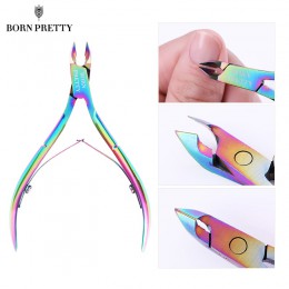 BORN PRETTY cążki do skórek Cutter kolorowe maszynka do strzyżenia Scissor martwy naskórek Remover przycinanie Manicure do pazno