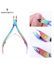 BORN PRETTY cążki do skórek Cutter kolorowe maszynka do strzyżenia Scissor martwy naskórek Remover przycinanie Manicure do pazno