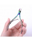 BORN PRETTY cążki do skórek Cutter kolorowe maszynka do strzyżenia Scissor martwy naskórek Remover przycinanie Manicure do pazno