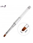 Monja Nail Art akryl UV Gel Extension Builder płyn, proszek Carving Brush francuskie paski linie Liner rysunek długopis do malow