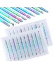 10pc wiertła do paznokci diamentowe zadziory węglika frez Rainbow powłoka elektryczna maszyna do manicure zestaw wierteł z przyp