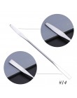 7 rodzajów ze stali odpychacz do skórek Nail Art mieszanie polski Powder Blend szpatułki Tone pręty Manicure Remover narzędzia d