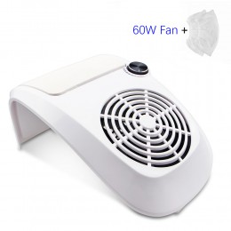 60/40W silny odkurzacz do paznokci kolektor ssący z duża moc wentylator odkurzacz do narzędzia do Manicure Nail Art sprzęt