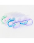 Nowy 10 sztuk Nail Art czyszczenie szczotka do paznokci przybory do manicure pielęgnacja pedicure Soft Remover zestaw szczotecze