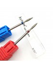 HYTOOS 1Pc Tornado płomień diamentowe wiertło do paznokci 3/32 "Manicure frezy obrotowy rzep akcesoria do wiertarek Spiral Nail 