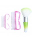 1pc plastikowe Manicure Pedicure szczotka czyszczenie paznokci narzędzia miękkie usuń pył makijaż pędzle pielęgnacja paznokci ak