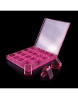 1 sztuk plastikowe puste futerał do przechowywania pudełka narzędzia do Manicure przezroczyste świecące kryształy dżetów Dispaly