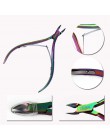 Biutee 1PC cążki do skórek nożyczki Rainbow Clipper Scissor Dead usuwanie skórek Manicure narzędzie do zdobienia paznokci narzęd