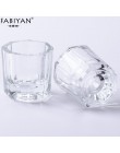 2 sztuk/partia szklany kryształ miska puchar Dappen danie Arcylic Powder Holder pojemnik Nail Art Manicure Salon narzędzia