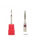 HYTOOS 1Pc Tornado płomień diamentowe wiertło do paznokci 3/32 "Manicure frezy obrotowy rzep akcesoria do wiertarek Spiral Nail 