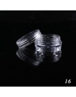 1 sztuk plastikowe puste futerał do przechowywania pudełka narzędzia do Manicure przezroczyste świecące kryształy dżetów Dispaly