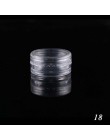 1 sztuk plastikowe puste futerał do przechowywania pudełka narzędzia do Manicure przezroczyste świecące kryształy dżetów Dispaly