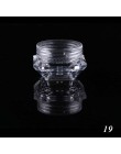1 sztuk plastikowe puste futerał do przechowywania pudełka narzędzia do Manicure przezroczyste świecące kryształy dżetów Dispaly