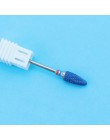 Frez ceramiczny frez do manicure bity elektryczne pilniki do paznokci różowy niebieski szlifowanie bity frezy frez Burr akcesori