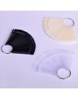 1 zestaw plastikowe sztuczne tipsy Stick polski wyświetlacz praktyka Fan Board narzędzie naturalne/przezroczyste/czarne Manicure