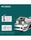 MR.GREEN ze stalowymi ćwiekami clippers trymer pielęgnacja pedicure obcinacz do paznokci profesjonalne rybia łuska pilnik do paz