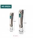 MR.GREEN ze stalowymi ćwiekami clippers trymer pielęgnacja pedicure obcinacz do paznokci profesjonalne rybia łuska pilnik do paz
