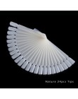 1 zestaw plastikowe sztuczne tipsy Stick polski wyświetlacz praktyka Fan Board narzędzie naturalne/przezroczyste/czarne Manicure