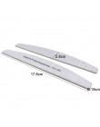 10 sztuk drewniany pilnik do paznokci 100/180 papier ścierny bufor do paznokci w kostce profesjonalny zmywalny Manicure akcesori