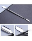 10 styl przyrząd do usuwania naskórka ze stali nierdzewnej podwójna głowica Pusher Finger martwa skóra Push Nail Art Pedicure Ma