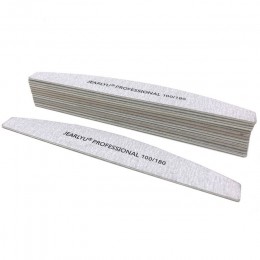 10 sztuk drewniany pilnik do paznokci 100/180 papier ścierny bufor do paznokci w kostce profesjonalny zmywalny Manicure akcesori