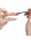 17 typ ze stali nierdzewnej odpychacz do skórek Manicure Pedicure Cutter łyżka Remover martwa skóra dwustronnie Nail Art narzędz