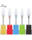 2 sztuk frez do Manicure ceramiczne frezy do Pedicure obrotowe wiertła do paznokci akcesoria narzędzia dysze do Manicure