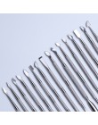 17 typ ze stali nierdzewnej odpychacz do skórek Manicure Pedicure Cutter łyżka Remover martwa skóra dwustronnie Nail Art narzędz