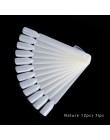 1 zestaw plastikowe sztuczne tipsy Stick polski wyświetlacz praktyka Fan Board narzędzie naturalne/przezroczyste/czarne Manicure