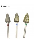 HYTOOS 60 130 180 diament Pedicure wiertła 3/32 "obrotowy rzep Manicure bity akcesoria do wiertarek wiertło do paznokci narzę