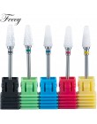 2 sztuk frez do Manicure ceramiczne frezy do Pedicure obrotowe wiertła do paznokci akcesoria narzędzia dysze do Manicure