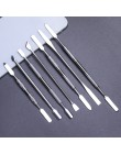 1 sztuk dwukrotnie koniec srebrny przyrząd do usuwania naskórka ze stali nierdzewnej palec martwa skóra Cut Manicure mieszanie p