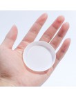 5 sztuk okrągły trójkąt plastikowe Rhinestone Nail Art Box płyta tacka pojemnik do przechowywania biżuteria brokat puchar narzęd