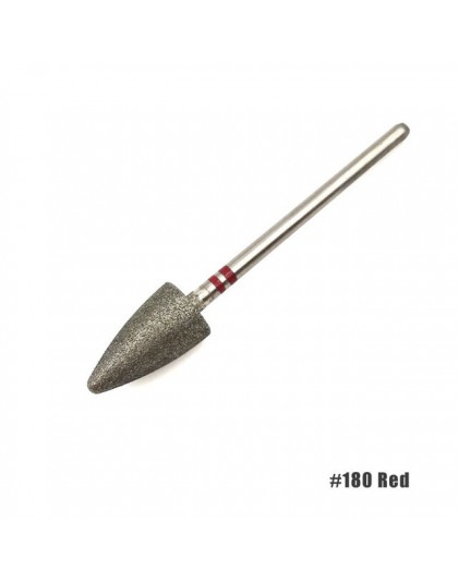 HYTOOS 60 130 180 diament Pedicure wiertła 3/32 "obrotowy rzep Manicure bity akcesoria do wiertarek wiertło do paznokci narzę