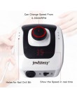 32W 35000RPM Pro elektryczna wiertła do paznokci aparatura do Manicure Pedicure pliki z nożem nail Art wiertarka Pen obrabiarek